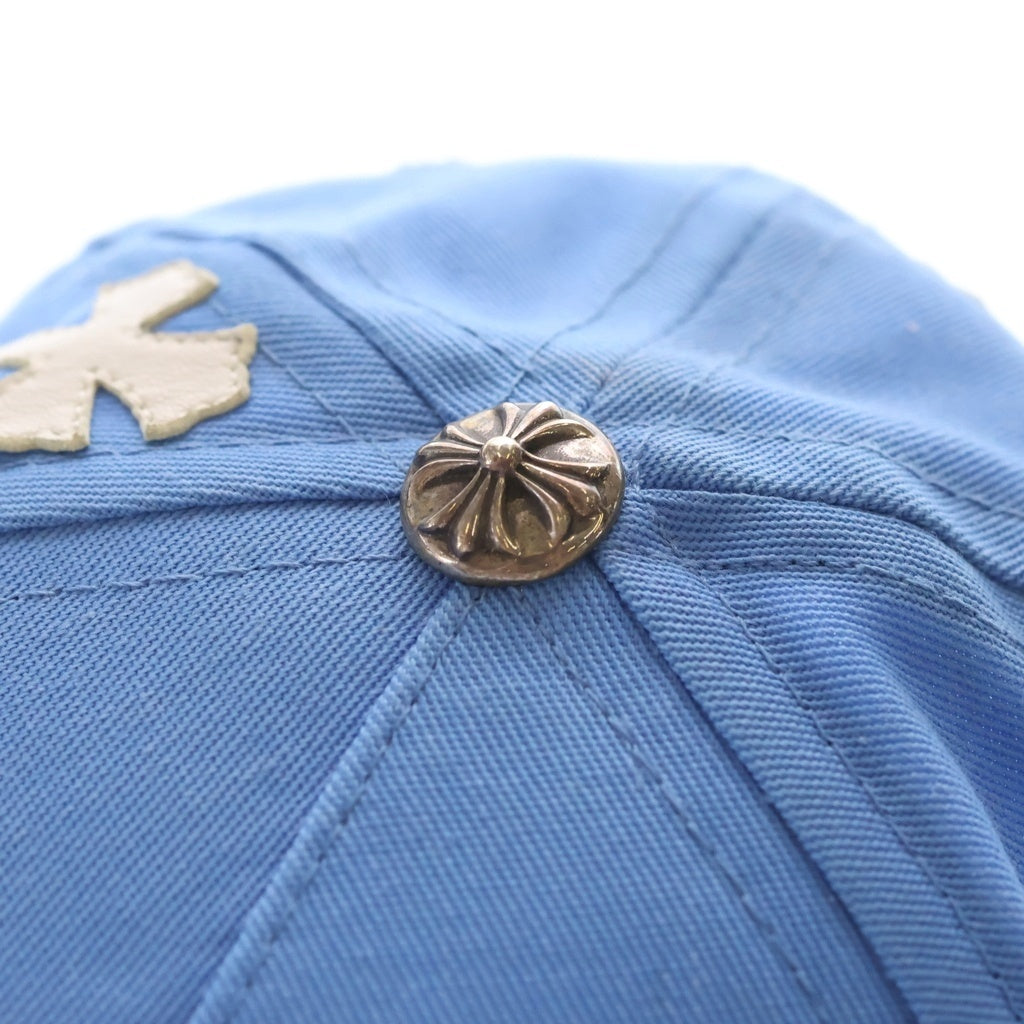 CHROME HEARTS(クロムハーツ) Trucker Cap クロスパッチ CH刺繍 トラッカーキャップ 帽子 ブルー/ホワイト