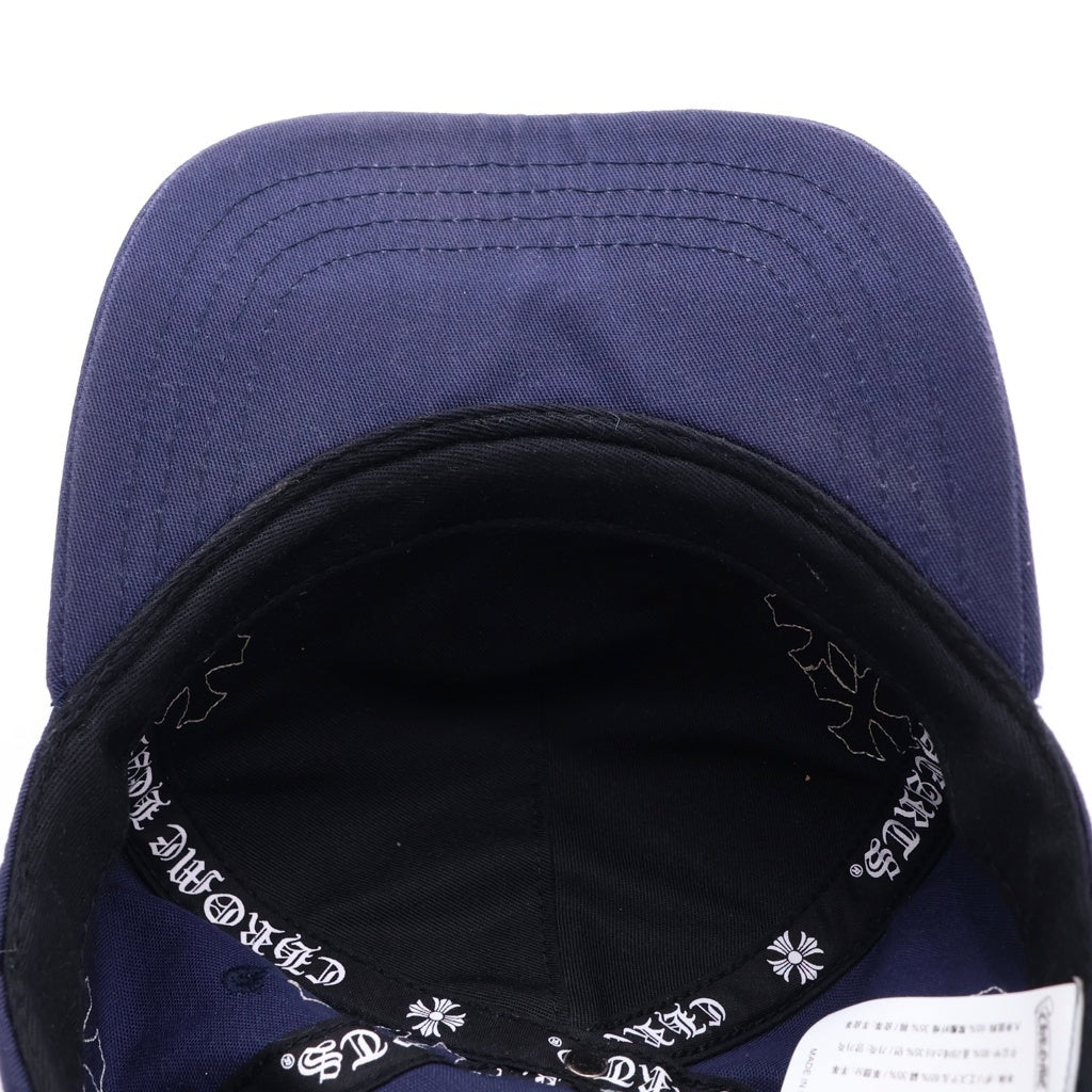 CHROME HEARTS(クロムハーツ) Trucker Cap クロスパッチ CH刺繍 トラッカーキャップ 帽子 ネイビー/ホワイト