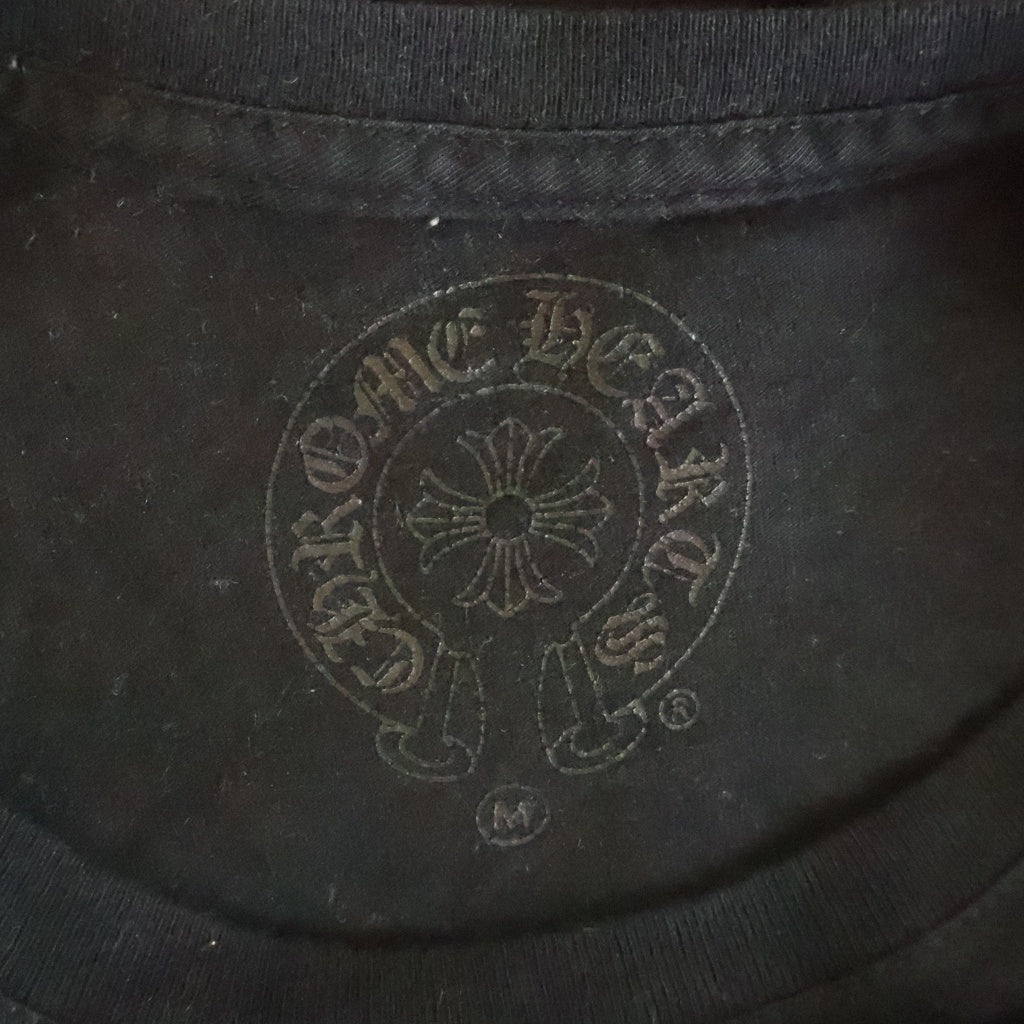 CHROME HEARTS(クロムハーツ) CH PLUS T-SHRT CHプラス バックスクロールプリント 長袖Tシャツ カットソー ブラック