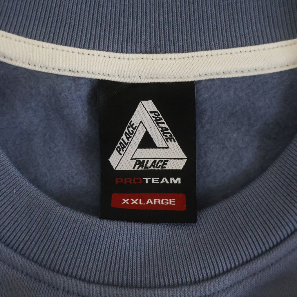 Palace Skateboards(パレススケートボーズ) 25SS Pro Team Palco Crewneck Sweatshirt プロチーム クルーネックスウェットトレーナー ブルー