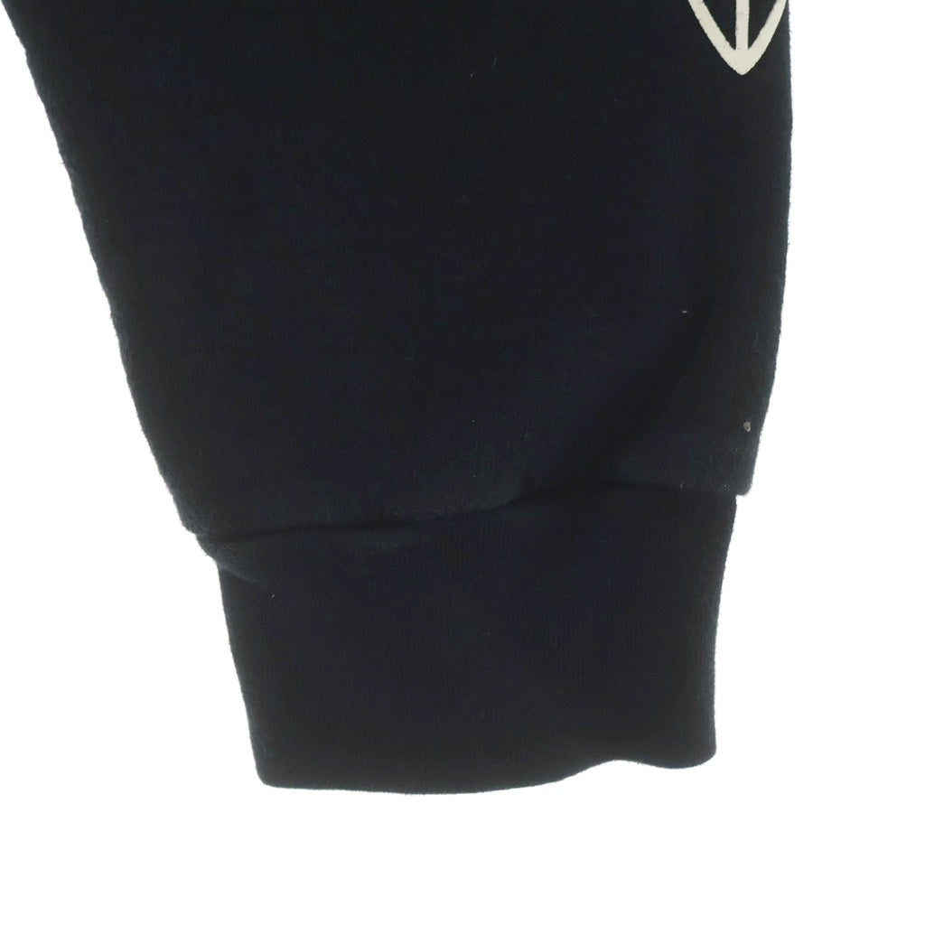 CHROME HEARTS(クロムハーツ) SWTSHRT PLVR 袖フローラル バックホースシュープリント スウェット プルオーバーパーカー ブラック