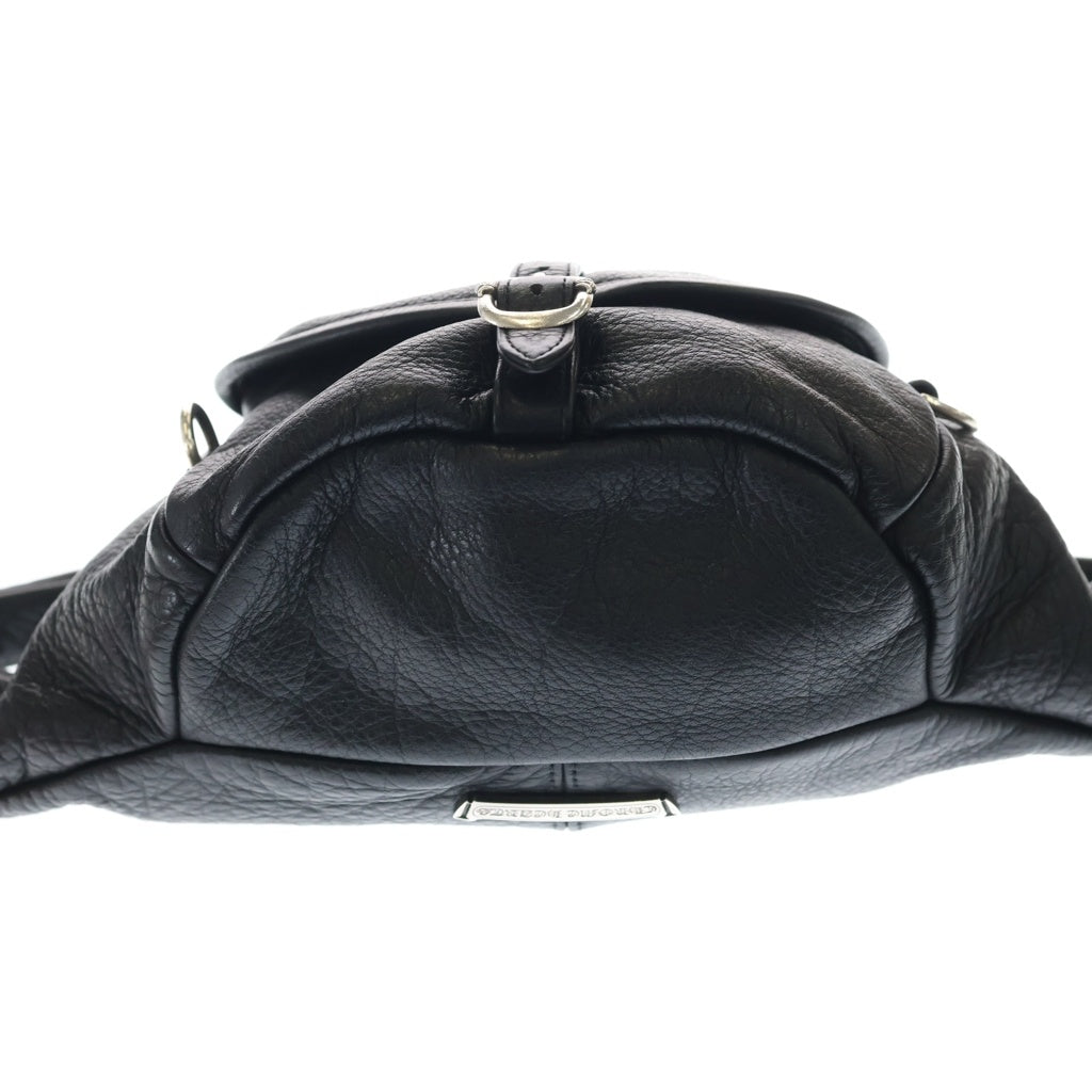 CHROME HEARTS(クロムハーツ) #1 SNAT PACK スナットパック ダガージップ ガンスリンガーベルト レザーウエストバッグ ブラック
