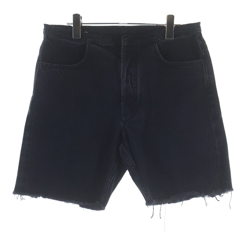 GIVENCHY(ジバンシィ) カットオフ デニムショートパンツ ハーフパンツ ブラック BM51DZ5Y9Z