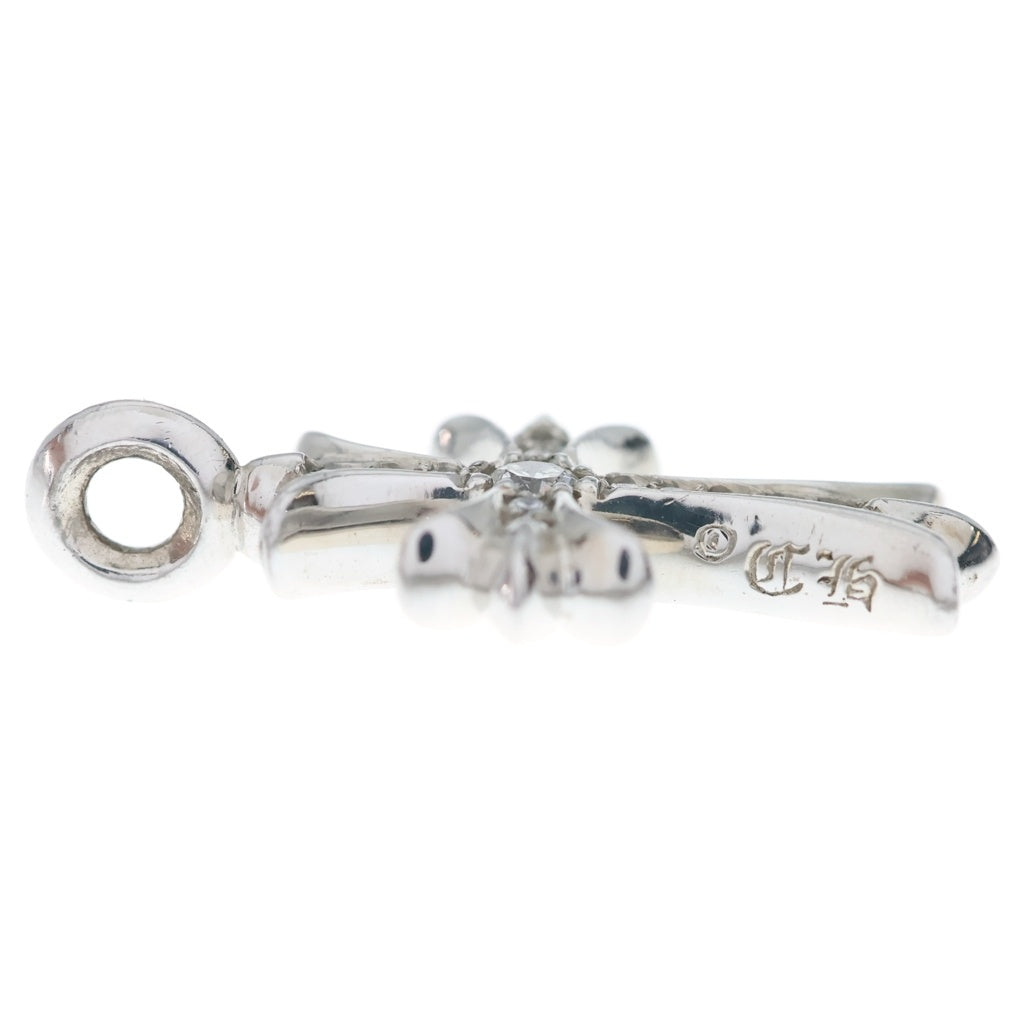 CHROME HEARTS(クロムハーツ) 18KWG TNY CRSF P/DIA タイニーファットクロス PAVEダイヤ ペンダントトップ ホワイトゴールド BCA008