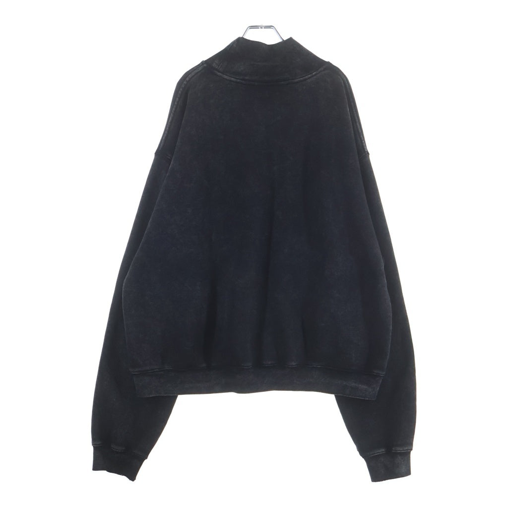 ALEXANDER WANG(アレキサンダーワン) 20AW DTC HIGH NECK PULLOVER ウォッシュ加工 ハイネックスウェット トレーナー ウォッシュブラック UCC3221538