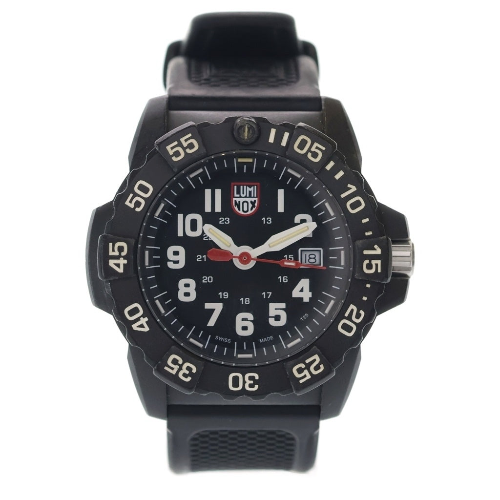 LUMINOX(ルミノックス) NAVY SEALS 3500 腕時計 ゴムバンド 自動巻き ブラック