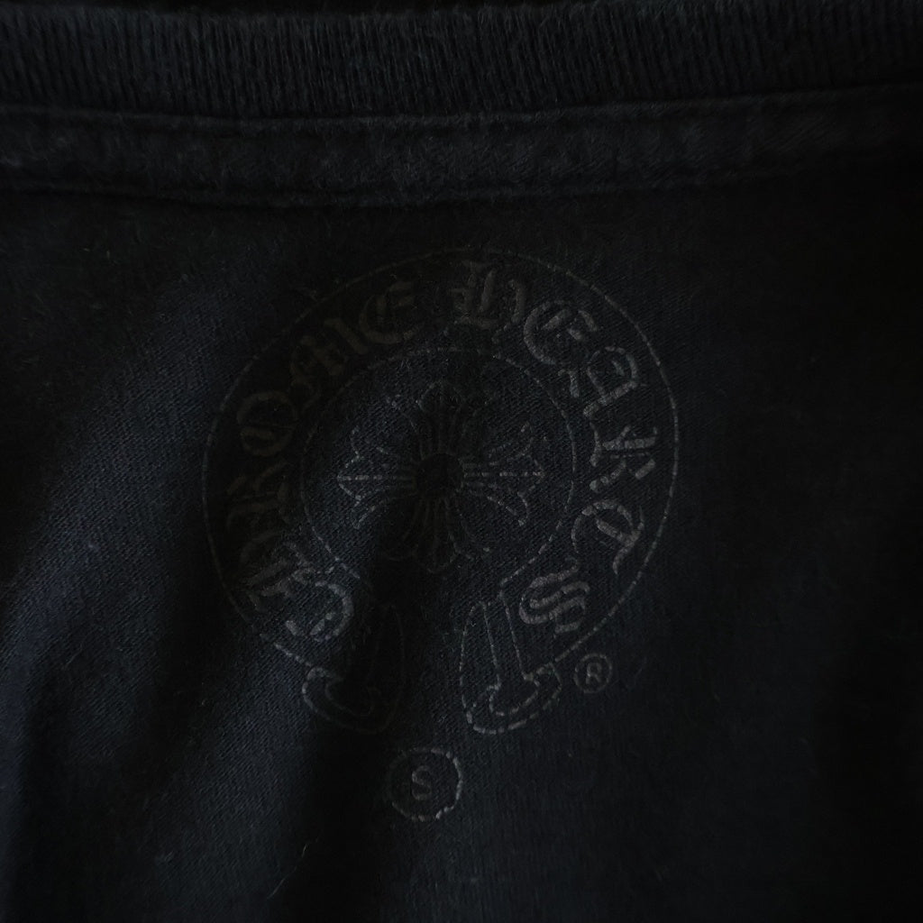 CHROME HEARTS(クロムハーツ) アームロゴ CHプラスプリント 長袖Tシャツ カットソー ブラック