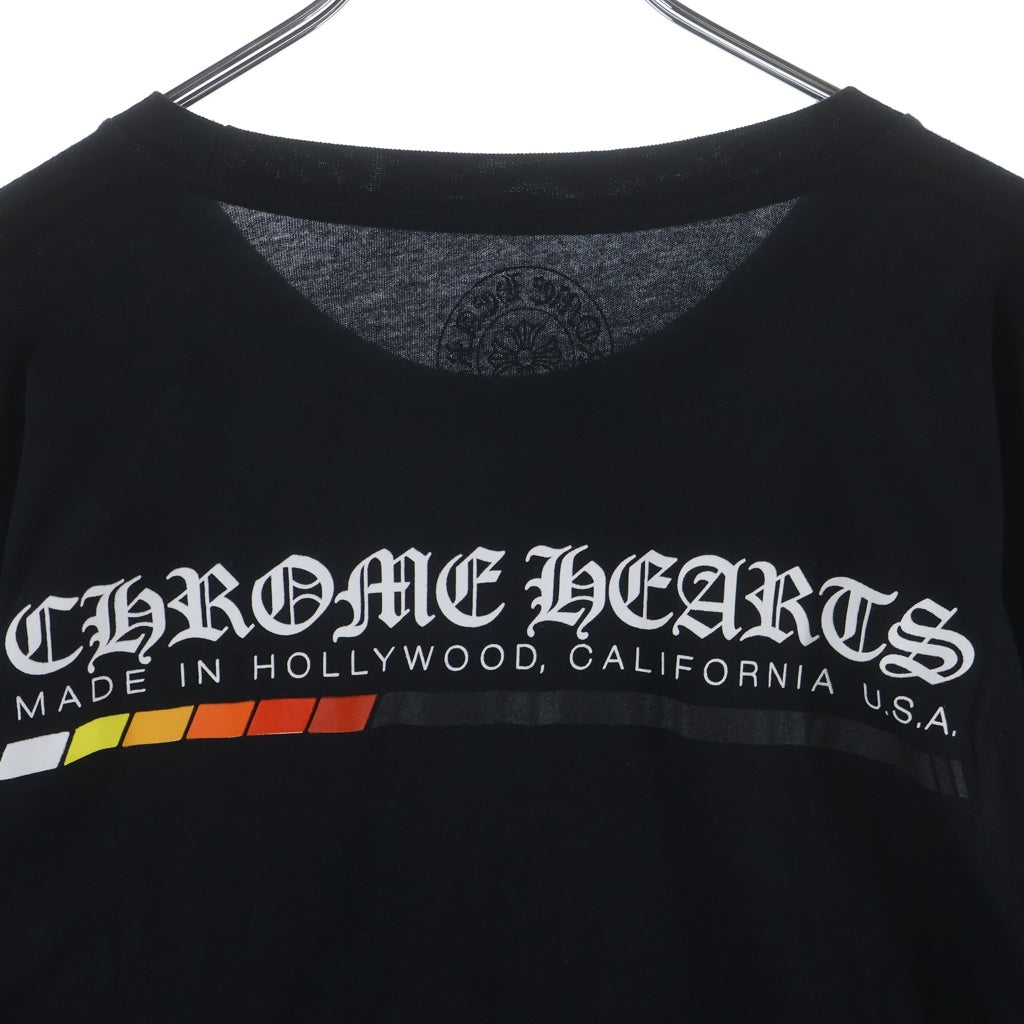 CHROME HEARTS(クロムハーツ) Neon Bar Logo L/S Tee ネオンバーロゴ グラデーションプリント 長袖Tシャツ カットソー ブラック