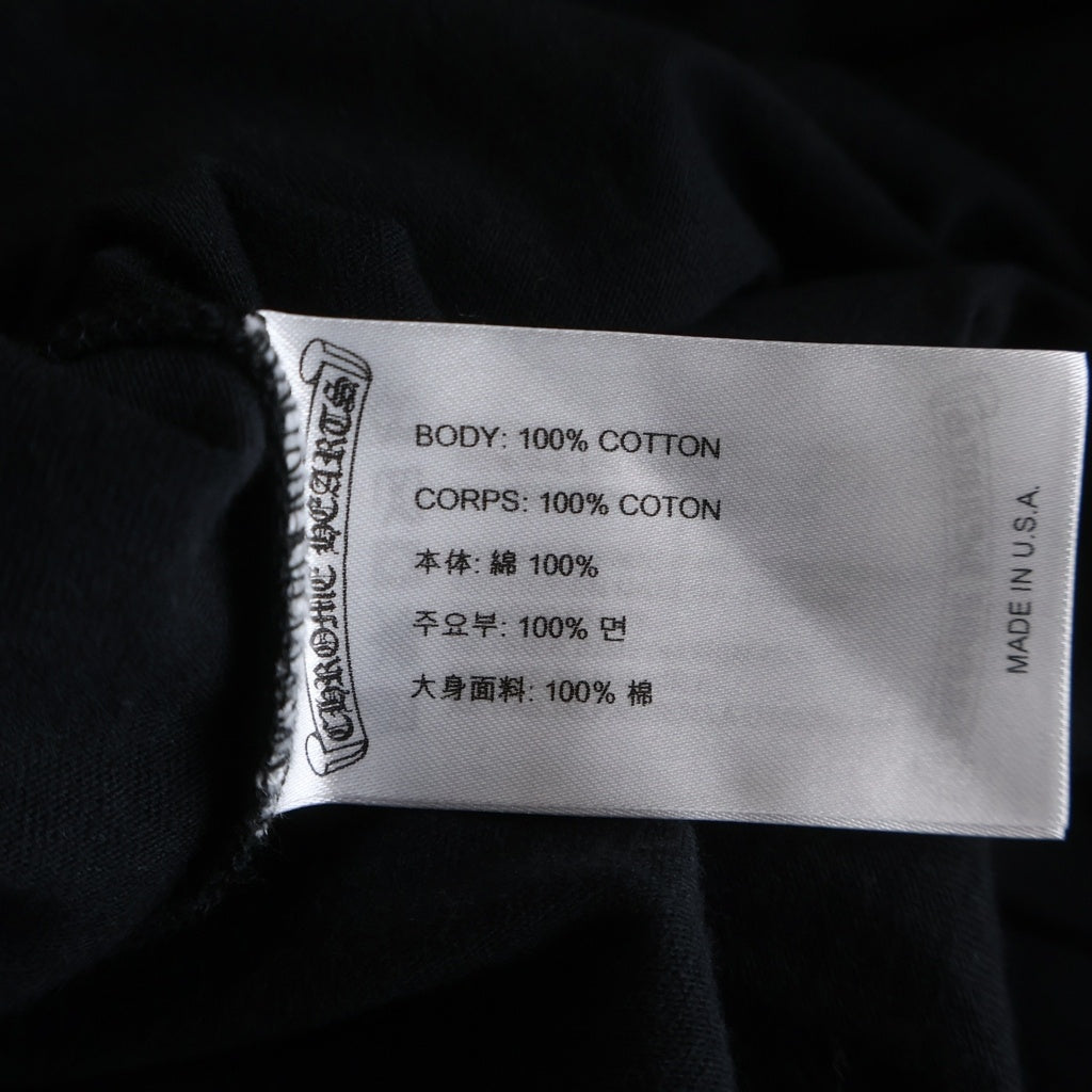 CHROME HEARTS(クロムハーツ) Neon Bar Logo L/S Tee ネオンバーロゴ グラデーションプリント 長袖Tシャツ カットソー ブラック
