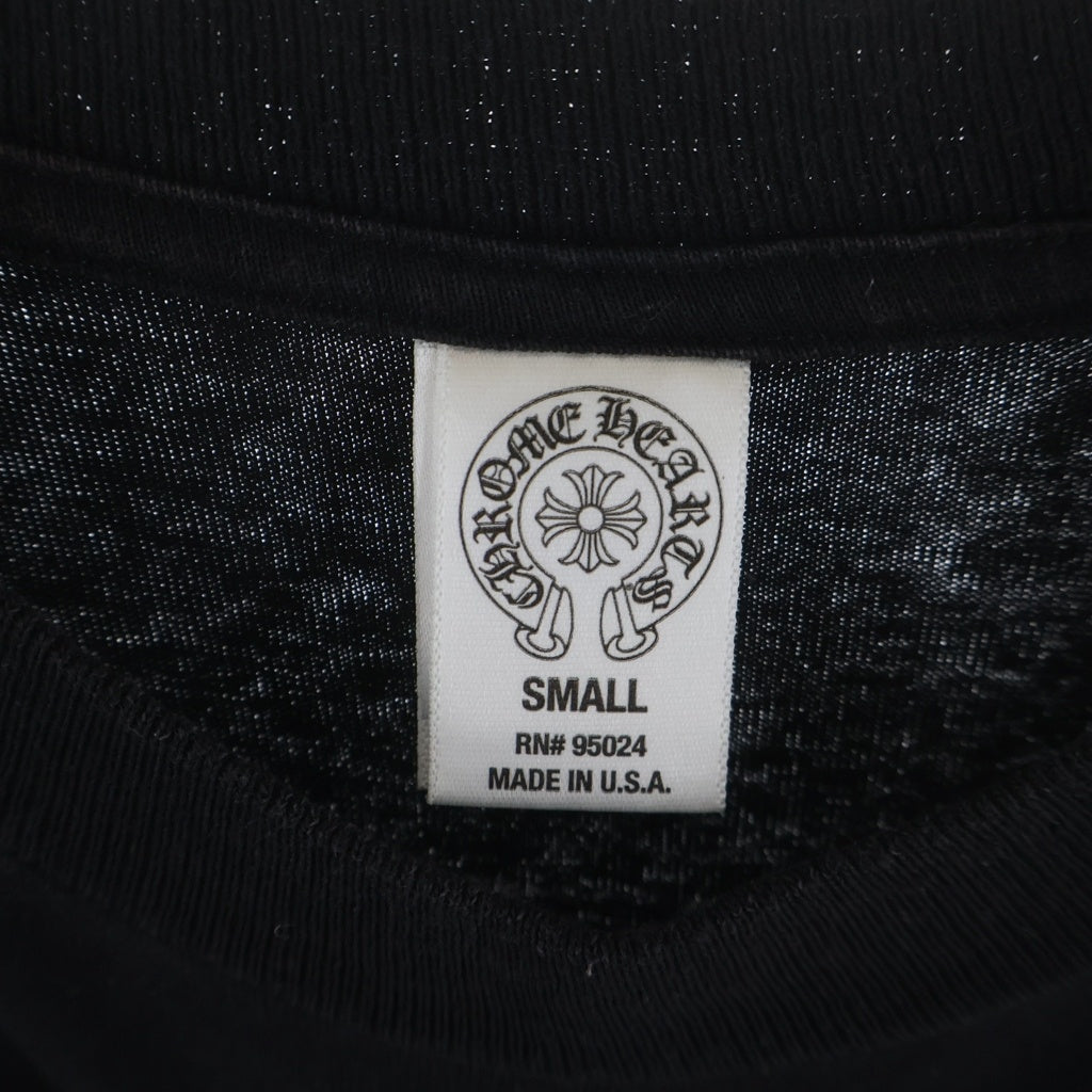 CHROME HEARTS(クロムハーツ) OLD オールド BSフレア Tバープリント半袖Tシャツカットソー ブラック