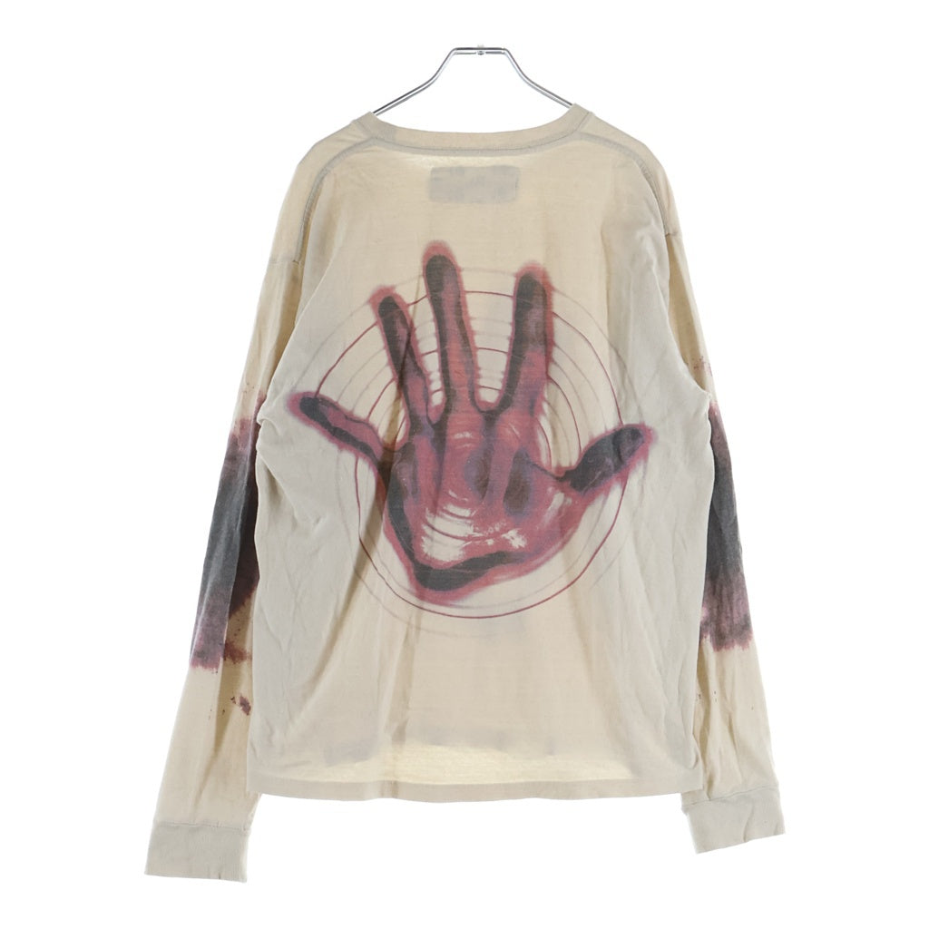 NO BRAND(ノーブランド) GENTLE FULLNESS RECYCLSE COTTON LS ジェントルフルネス リサイクル コットン 長袖Tシャツ アイボリー