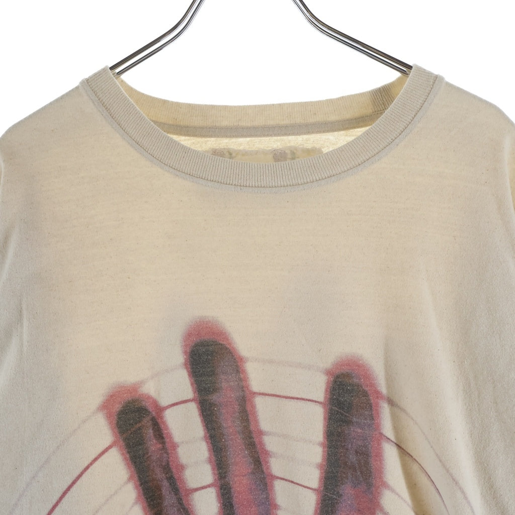 NO BRAND(ノーブランド) GENTLE FULLNESS RECYCLSE COTTON LS ジェントルフルネス リサイクル コットン 長袖Tシャツ アイボリー