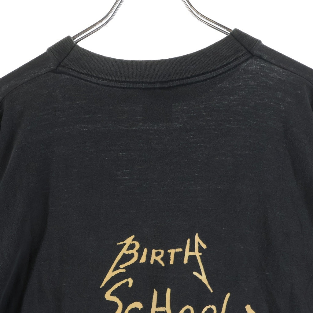 VINTAGE(ヴィンテージ) 90S METALLICA BIRTH SCHOOL メタリカ 両面プリント 半袖Tシャツカットソー ブラック