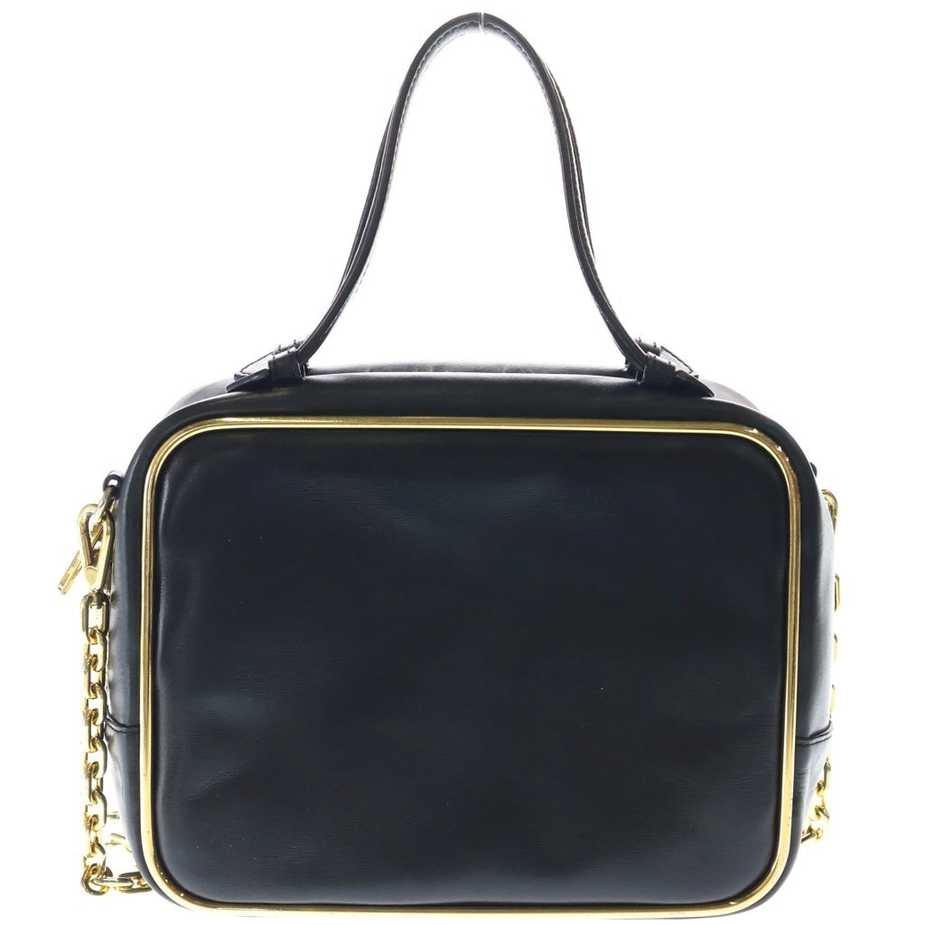 ALEXANDER WANG(アレキサンダーワン) レザー チェーン ショルダー 2WAY バッグ ハンドバッグ ブラック レディース
