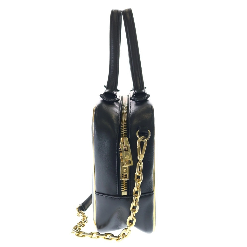 ALEXANDER WANG(アレキサンダーワン) レザー チェーン ショルダー 2WAY バッグ ハンドバッグ ブラック レディース