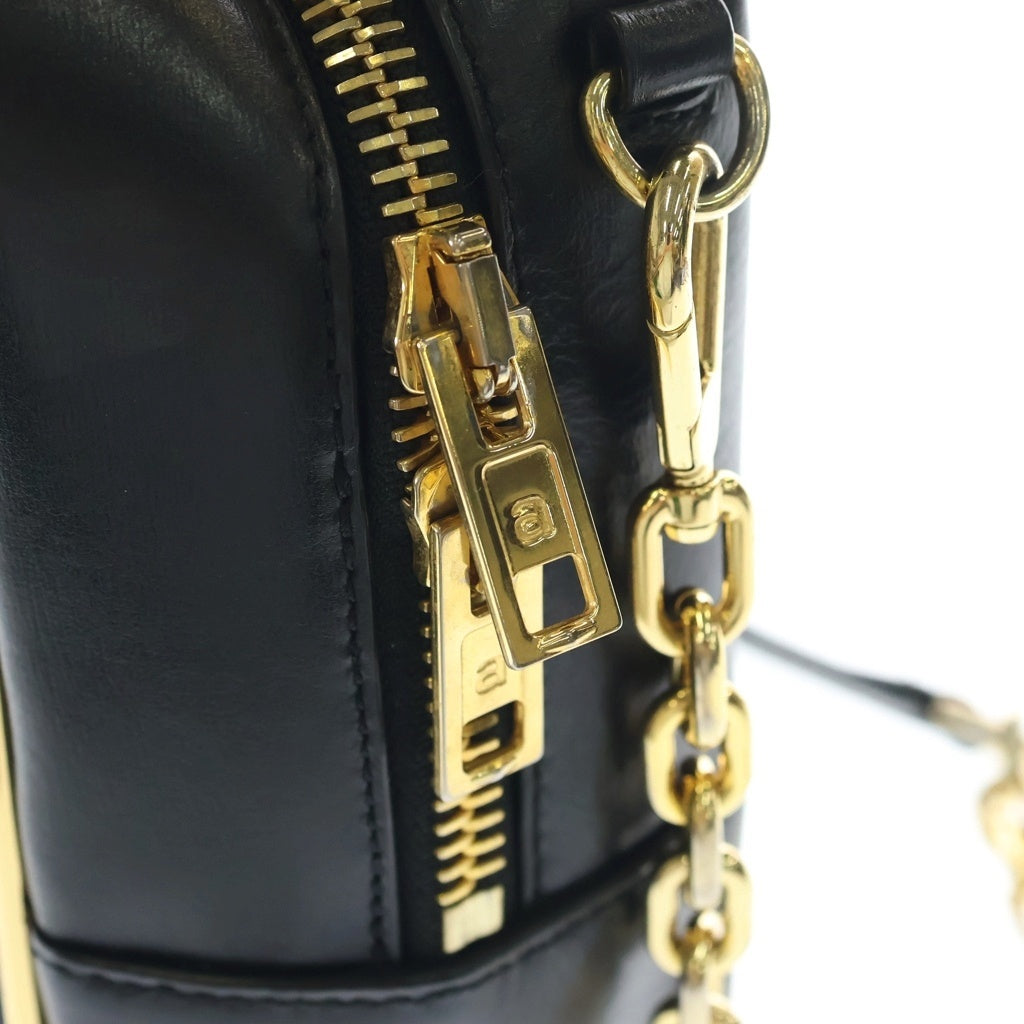 ALEXANDER WANG(アレキサンダーワン) レザー チェーン ショルダー 2WAY バッグ ハンドバッグ ブラック レディース