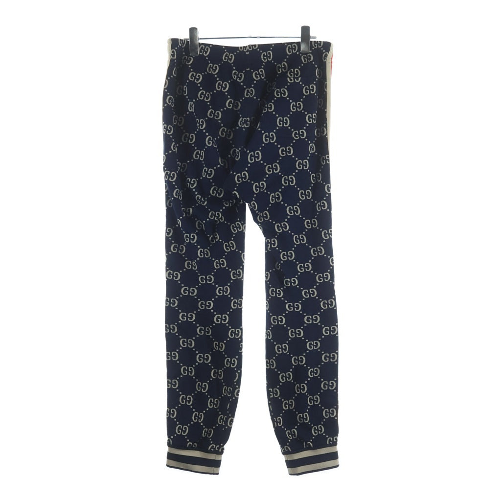 GUCCI(グッチ) GG Jacquard Sweat Pants GGジャガード スウェットパンツ 総柄 496920 ネイビー