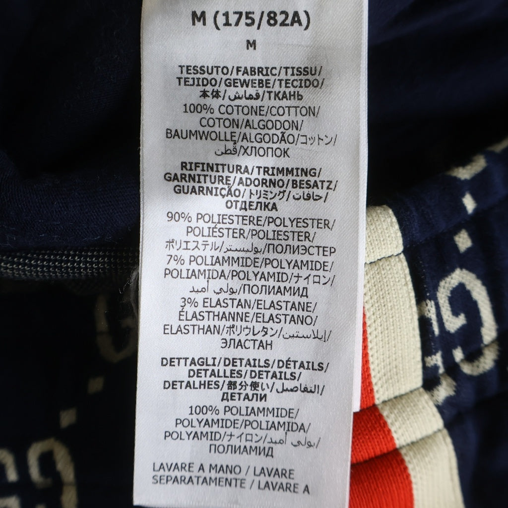 GUCCI(グッチ) GG Jacquard Sweat Pants GGジャガード スウェットパンツ 総柄 496920 ネイビー