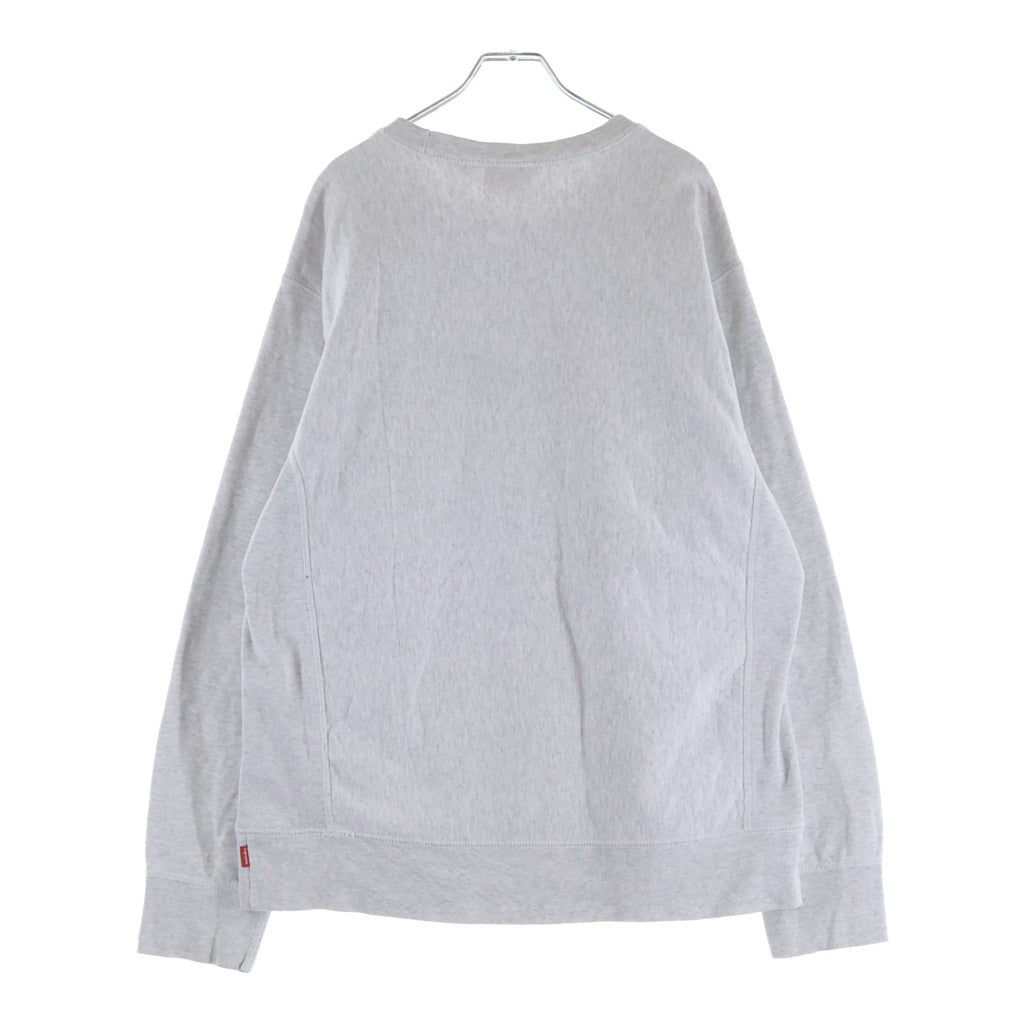 SUPREME(シュプリーム) 18AW Box Logo Logo Crewneck Sweatshirt ボックスロゴスウェットシャツ グレー