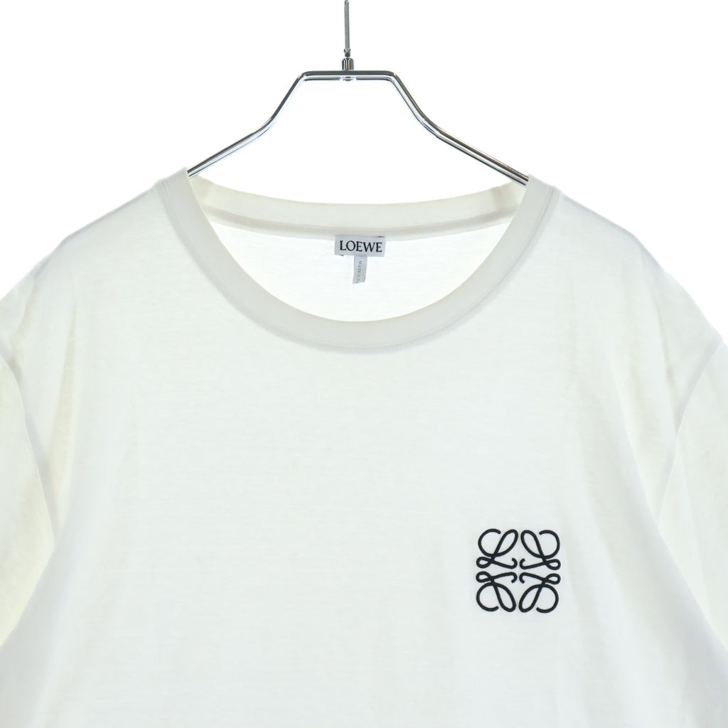 LOEWE(ロエベ) Anagram T-Shirt アナグラムロゴ刺繍 半袖Tシャツ ホワイト H526Y22X75