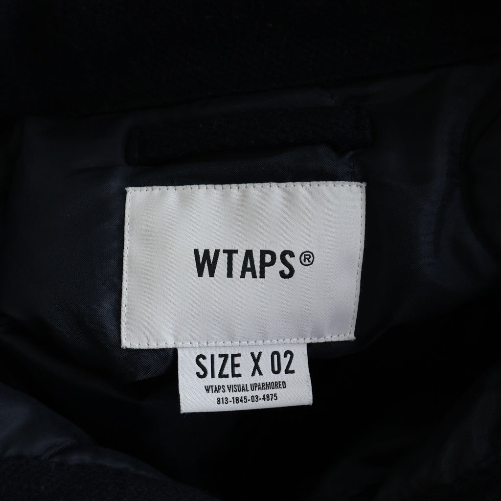 WTAPS(ダブルタップス) 21AW MELTON JACKET メルトンジャケット ネイビー 212WVDT-JKM01
