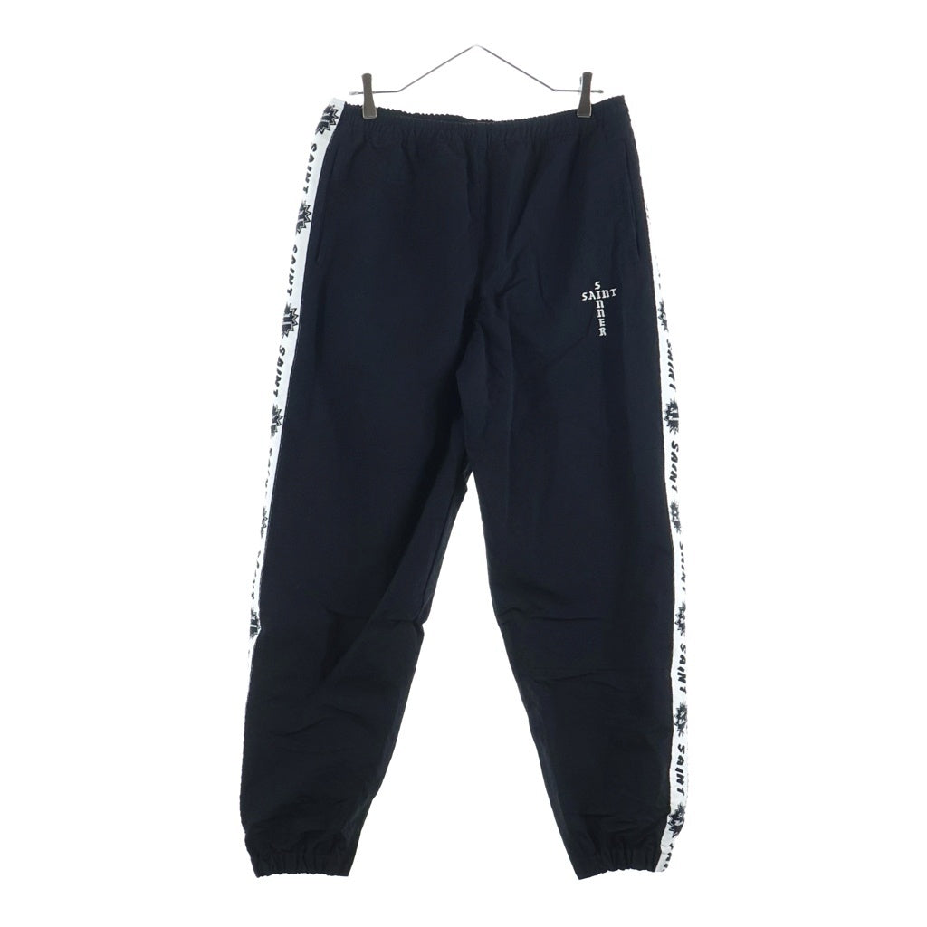 SAINT MICHAEL(セントマイケル) 24SS SIDE TAPE TRACK PANT サイドテープトラックパンツ ブラック SM-YS8-0000-066