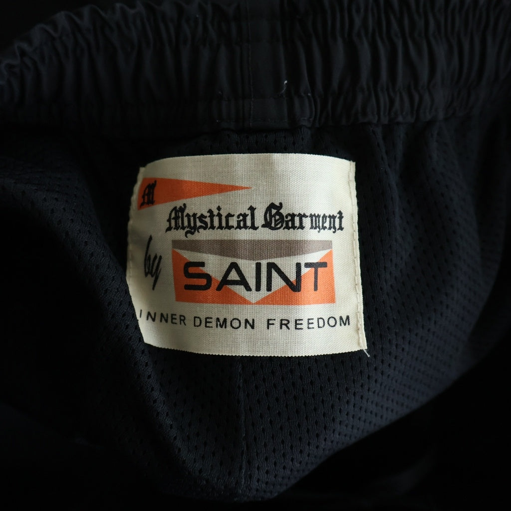 SAINT MICHAEL(セントマイケル) 24SS SIDE TAPE TRACK PANT サイドテープトラックパンツ ブラック SM-YS8-0000-066