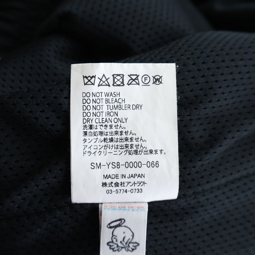 SAINT MICHAEL(セントマイケル) 24SS SIDE TAPE TRACK PANT サイドテープトラックパンツ ブラック SM-YS8-0000-066