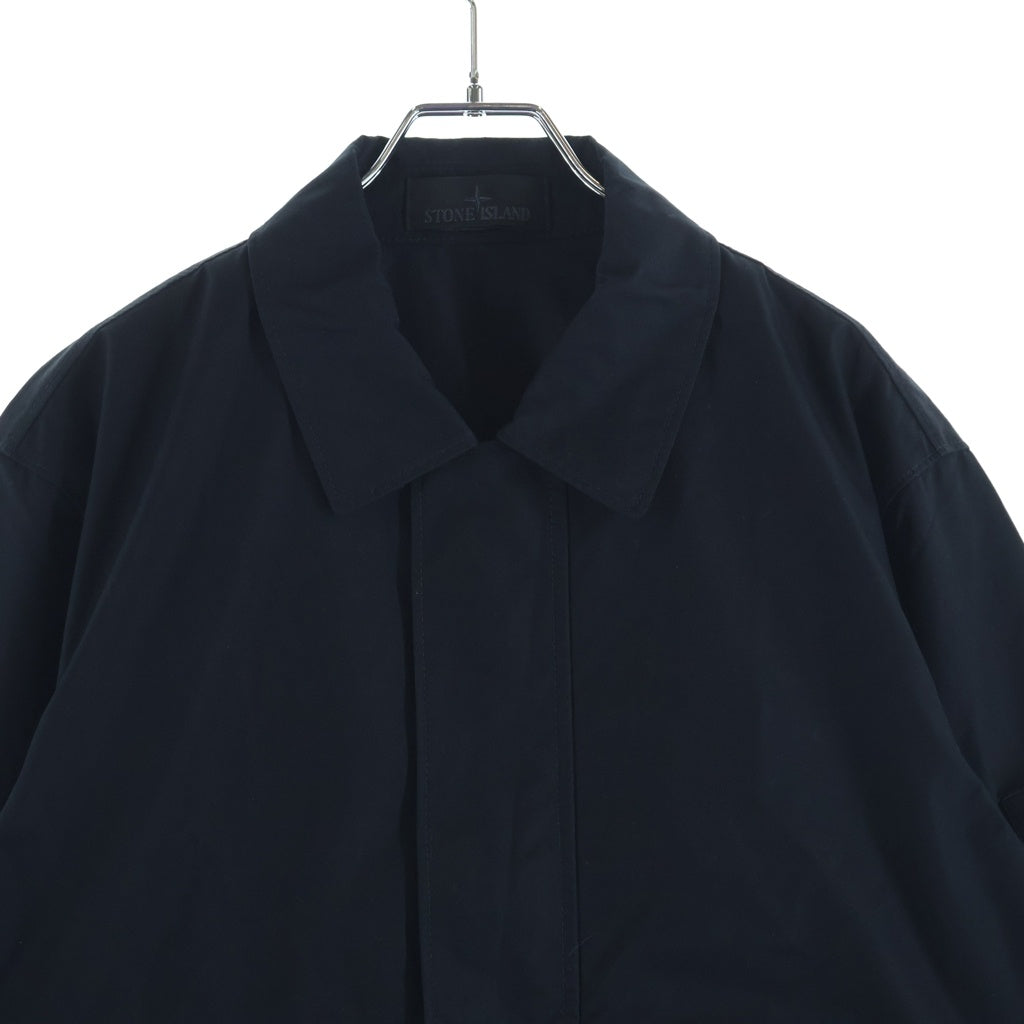 STONE ISLAND(ストーンアイランド) GHOST PIECE OVERSIZED SHIRT ゴーストピース オーバーサイズシャツ ブラック 8115107F