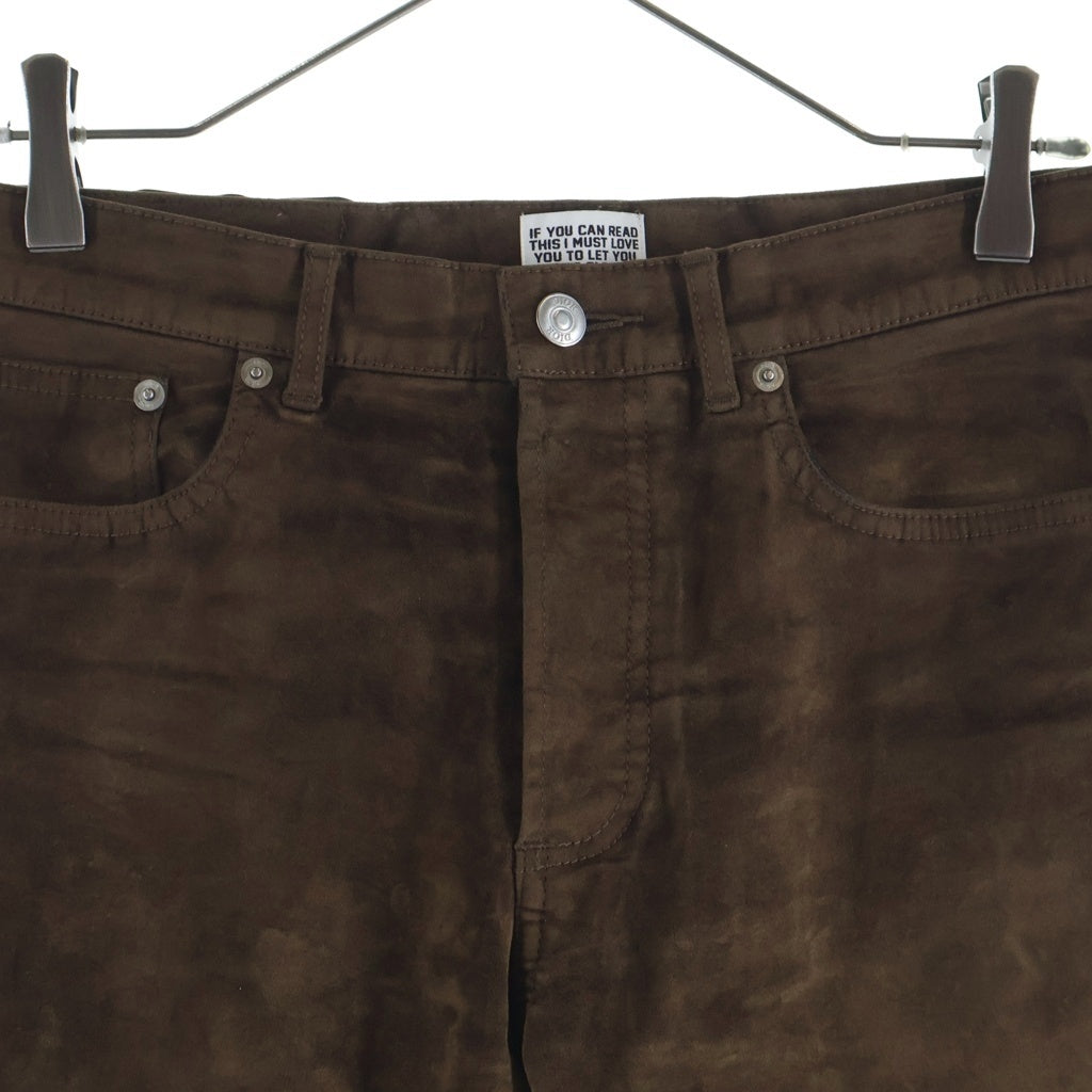 DIOR(ディオール) 22AW ×CACTUS JACK Slimfit Jeans カクタスジャック スリムフィットパンツ ブラウン 193D011EY509