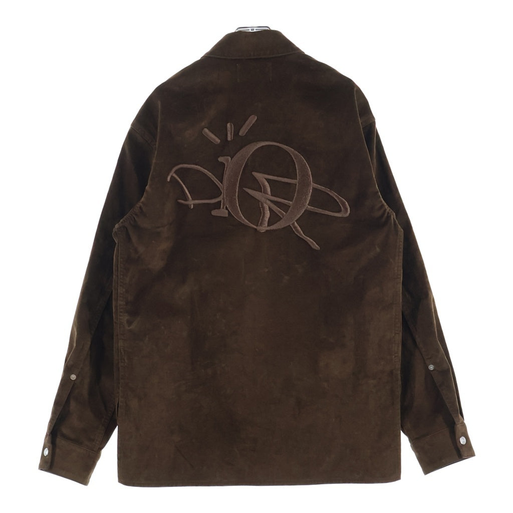DIOR(ディオール) 22AW ×CACTUS JACK Oversized Shirt カクタスジャック オーバーサイズシャツ ブラウン 283D493BY509
