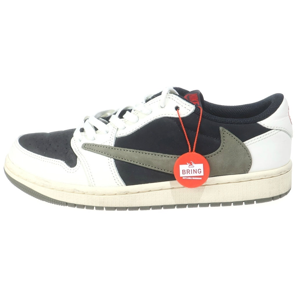 NIKE(ナイキ) ×TRAVIS SCOTT WMNS AIR JORDAN 1 LOW OG トラヴィススコット ウィメンズ エアジョーダン1 ローカットスニーカー マルチ US8.5/25.5cm DZ4137-106 レディース
