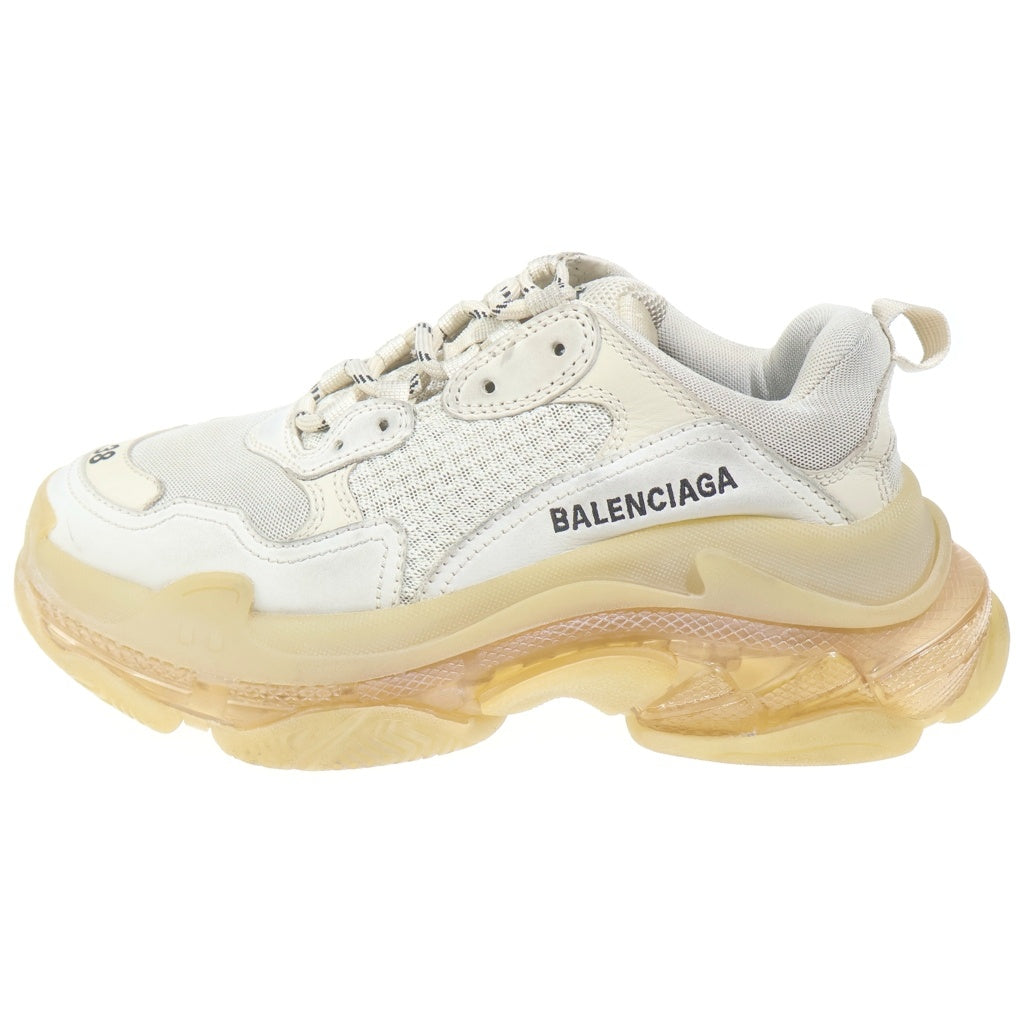 BALENCIAGA(バレンシアガ) TRIPLE S トリプルS クリアソール メッシュ ローカットスニーカー ホワイト 544351