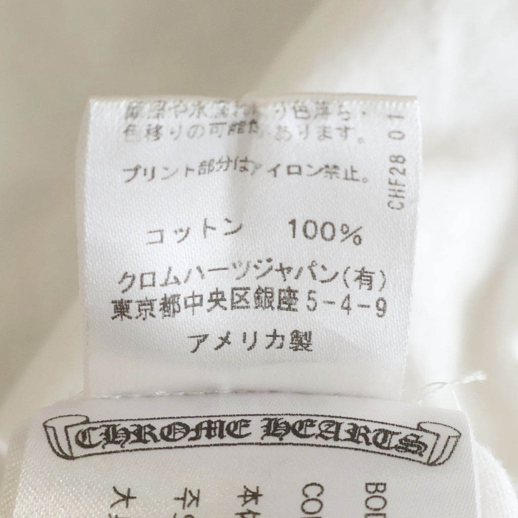 CHROME HEARTS(クロムハーツ) BACK GRAD CIRCLE LOGO TEE バック グラデーション サークルロゴ クルーネック半袖Tシャツ カットソー ホワイト