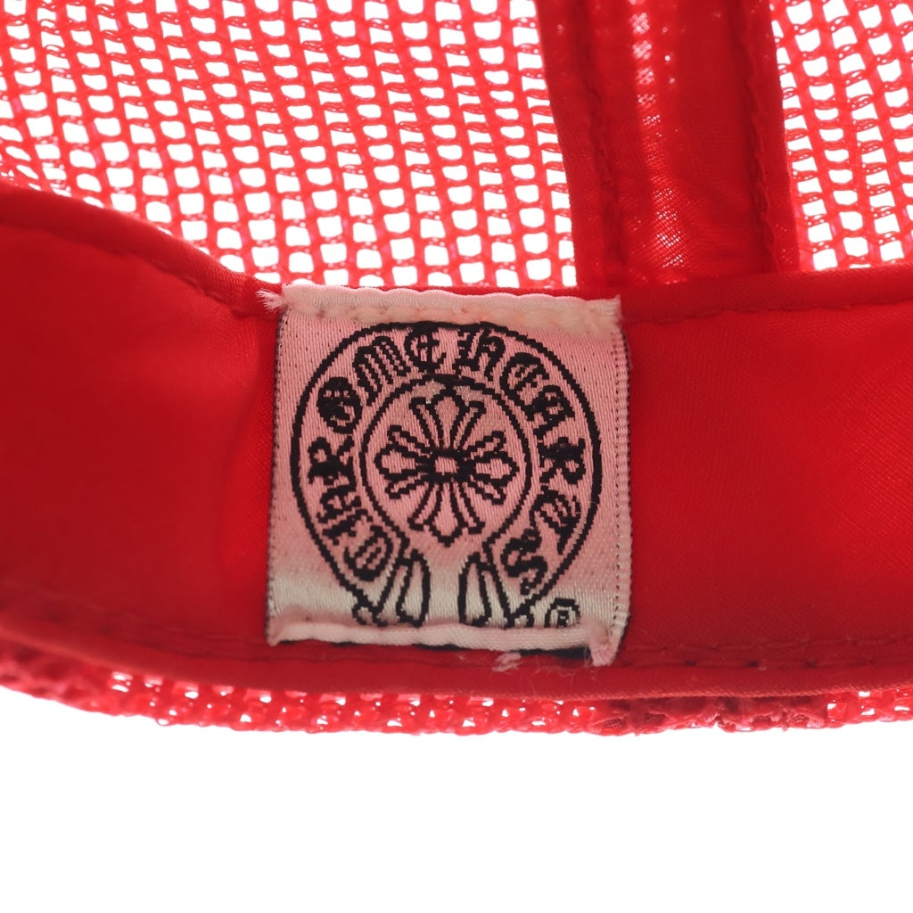 CHROME HEARTS(クロムハーツ) OLD CH CRS PATCH TRUCKER オールド CH クロスパッチ トラッカー メッシュキャップ レッド