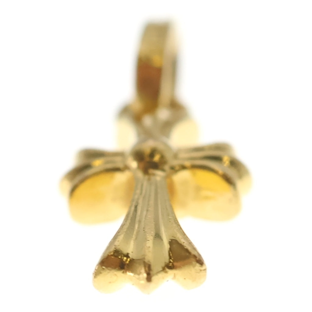 CHROME HEARTS(クロムハーツ) 22K CRS BBYFAT P/DIA ベイビーファットクロス PAVEダイヤ ペンダントトップ ゴールド