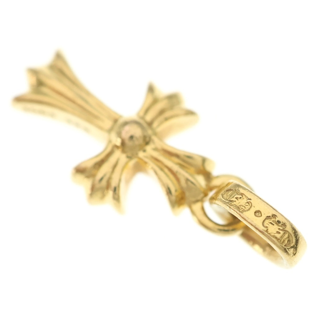 CHROME HEARTS(クロムハーツ) 22K CRS BBYFAT P/DIA ベイビーファットクロス PAVEダイヤ ペンダントトップ ゴールド