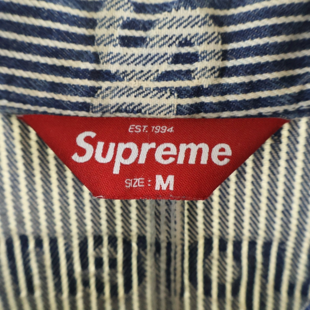 SUPREME(シュプリーム) 24SS Denim Chore Trucker Jacket ストライプデニムチョアトラッカージャケット