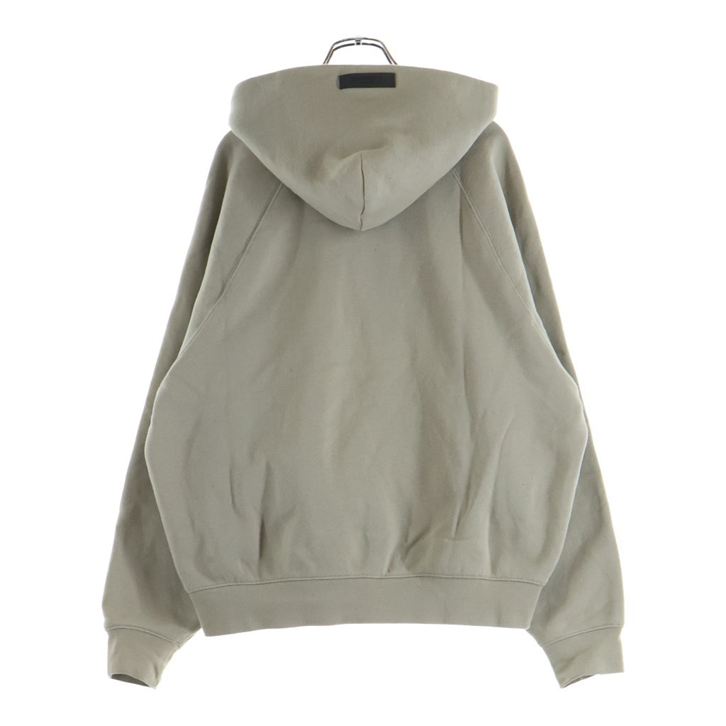 FEAR OF GOD ESSENTIALS(フィアオブゴッド エッセンシャルズ) HOODIE ラバーロゴ プルオーバースウェットパーカー フーディー ベージュ