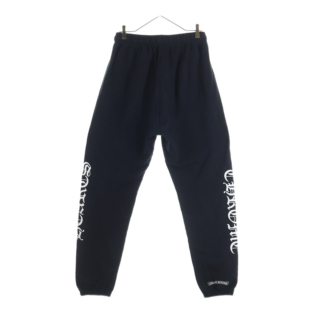 CHROME HEARTS(クロムハーツ) SWEAT PANTS サイドロゴプリントスウェットロングパンツ ブラック