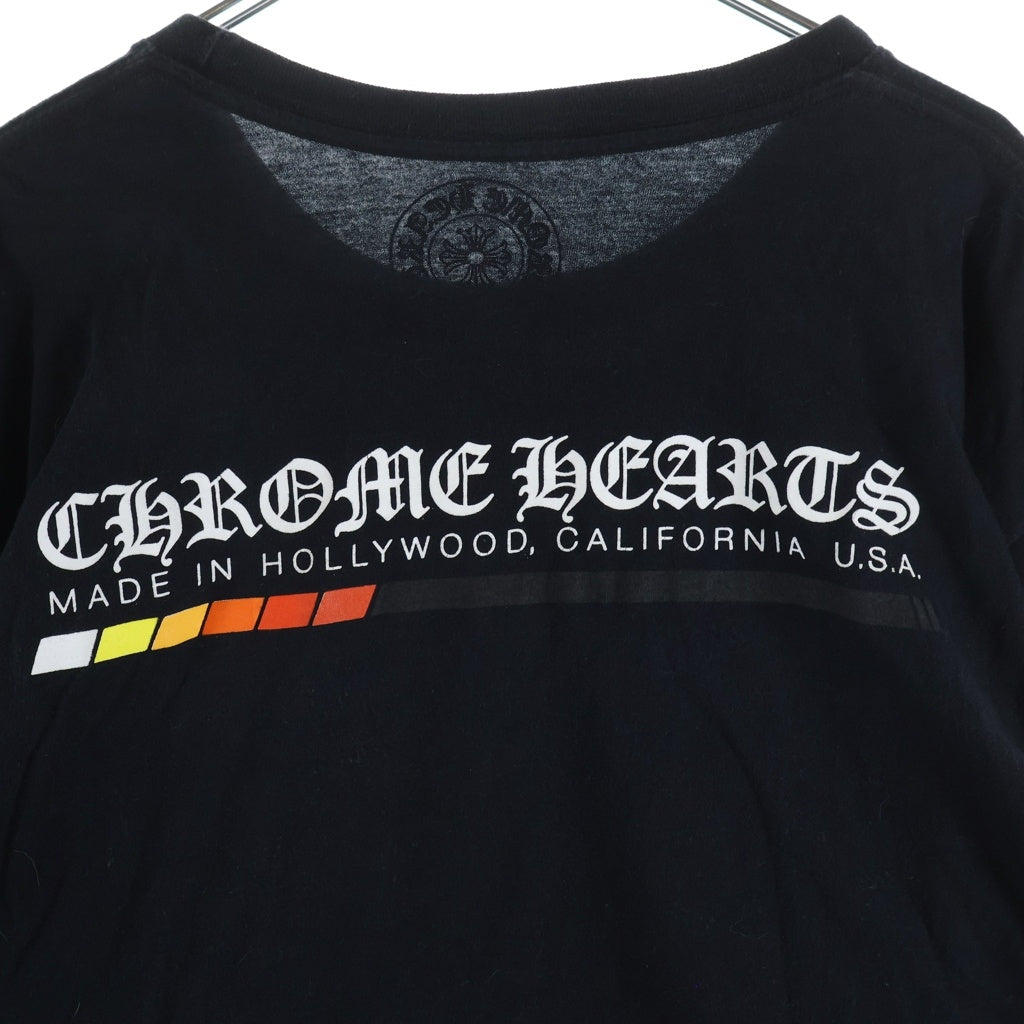 CHROME HEARTS(クロムハーツ) Neon Bar Logo L/S Tee ネオンバーロゴ グラデーションプリント 長袖Tシャツ カットソー ブラック