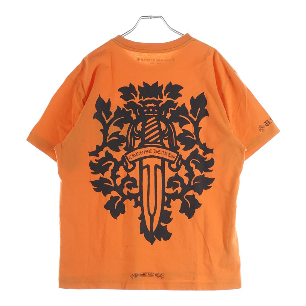 CHROME HEARTS(クロムハーツ) VINE DAGGER S/S TEE ヴァインダガー 半袖Tシャツ カットソー オレンジ