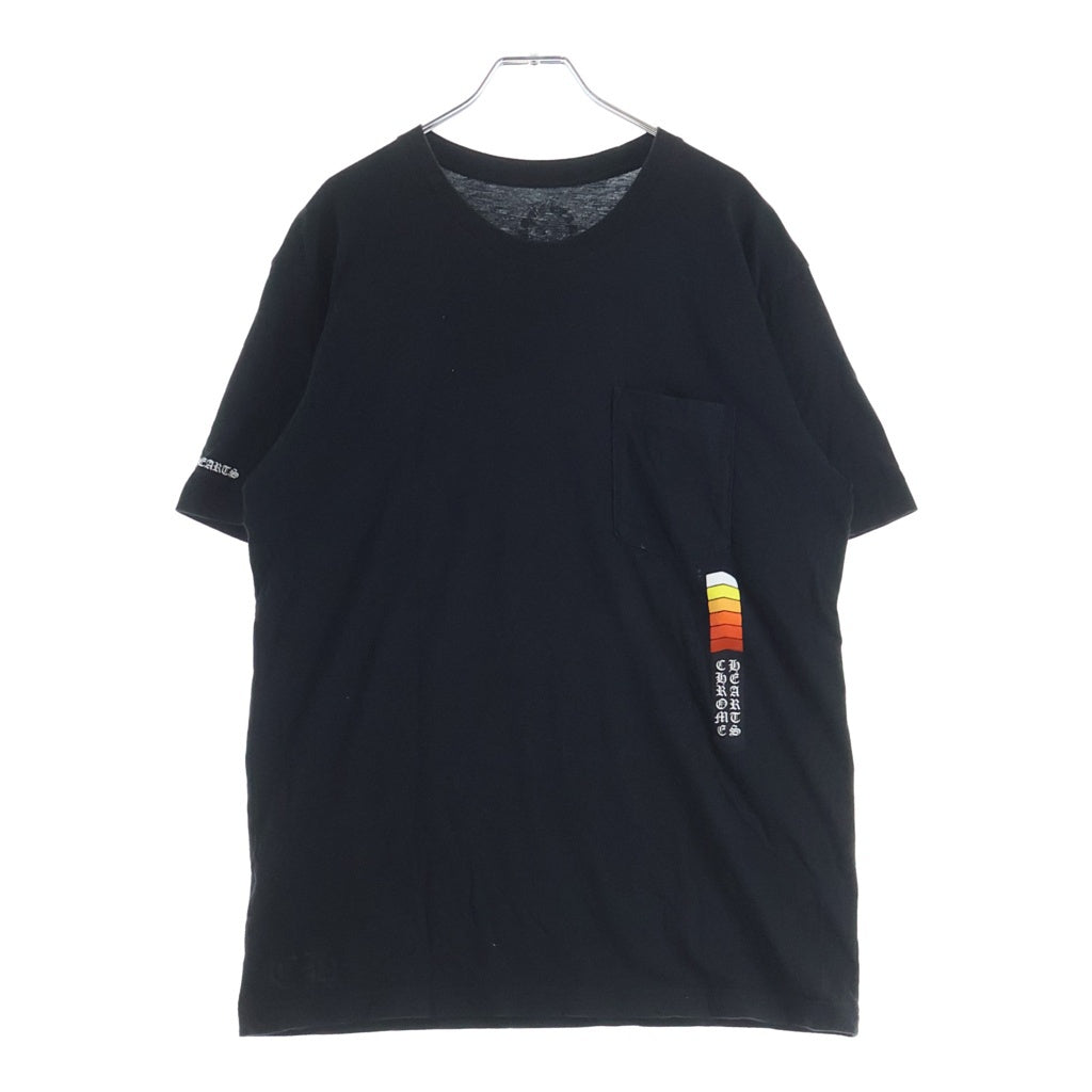 CHROME HEARTS(クロムハーツ) Neon Bar Logo Tee ネオンバーロゴ グラデーションプリント 半袖Tシャツ カットソー ブラック