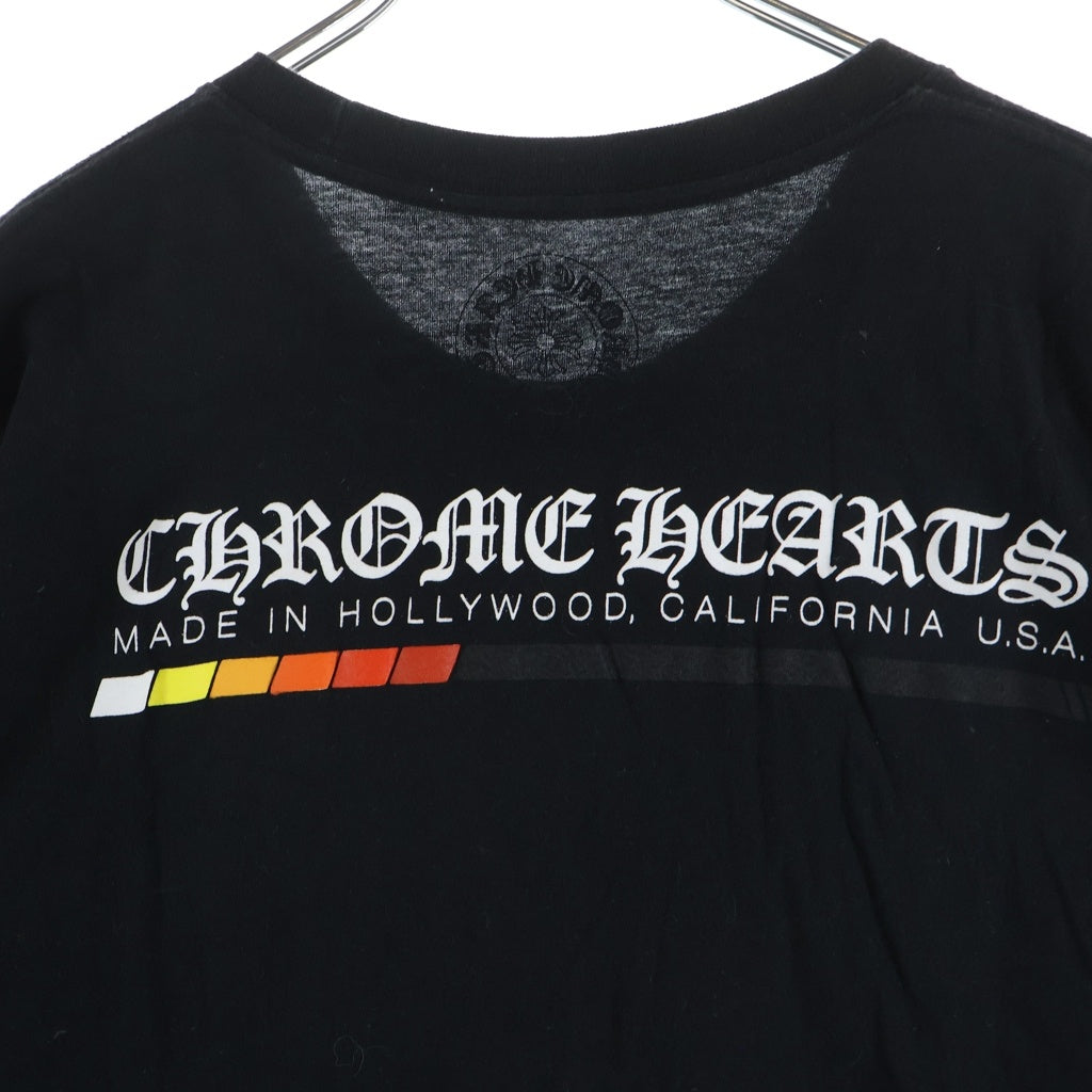 CHROME HEARTS(クロムハーツ) Neon Bar Logo Tee ネオンバーロゴ グラデーションプリント 半袖Tシャツ カットソー ブラック