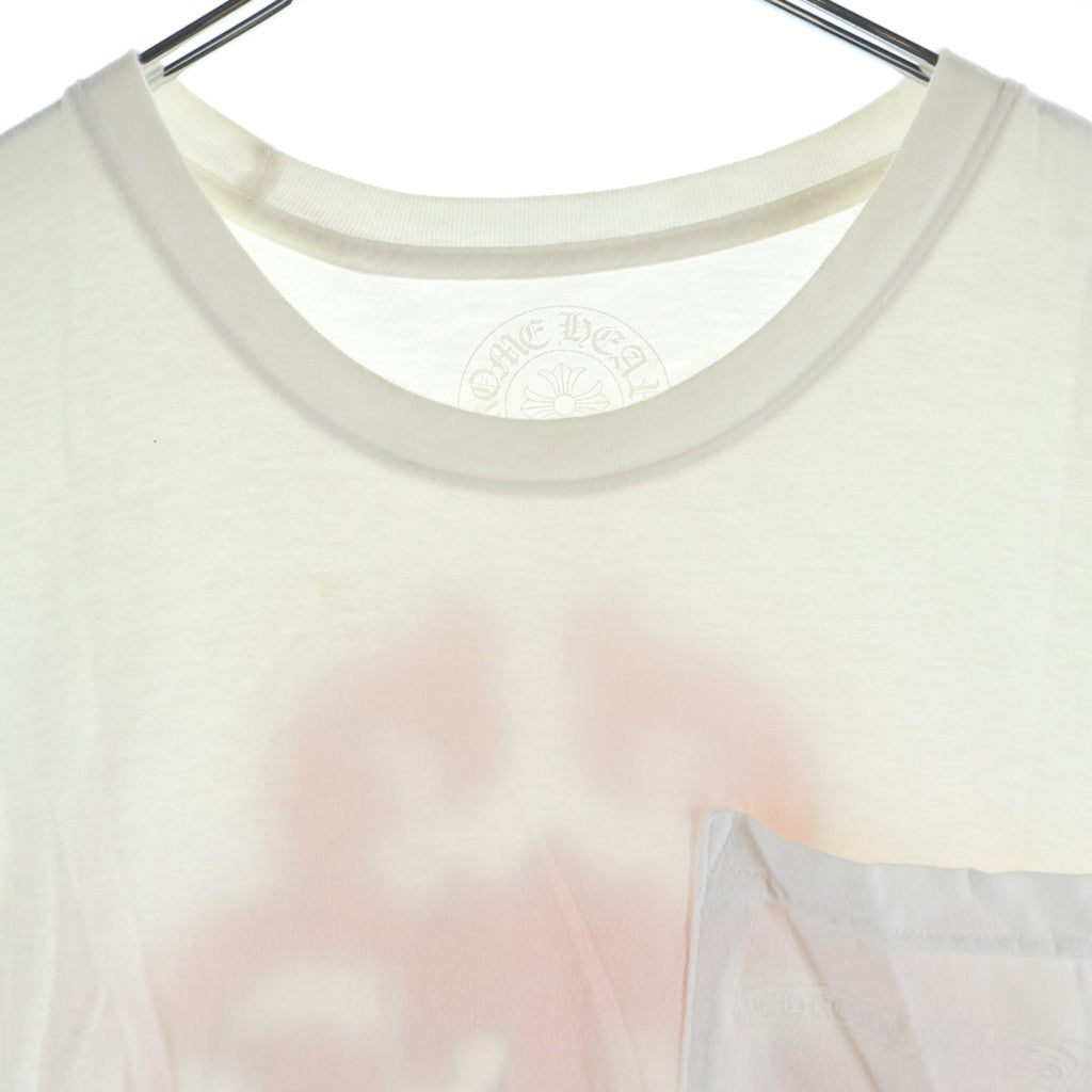 CHROME HEARTS(クロムハーツ) VINE DAGGER S/S TEE ヴァインダガー バックストライプダガー 半袖 クルーネック Tシャツ カットソー ホワイト