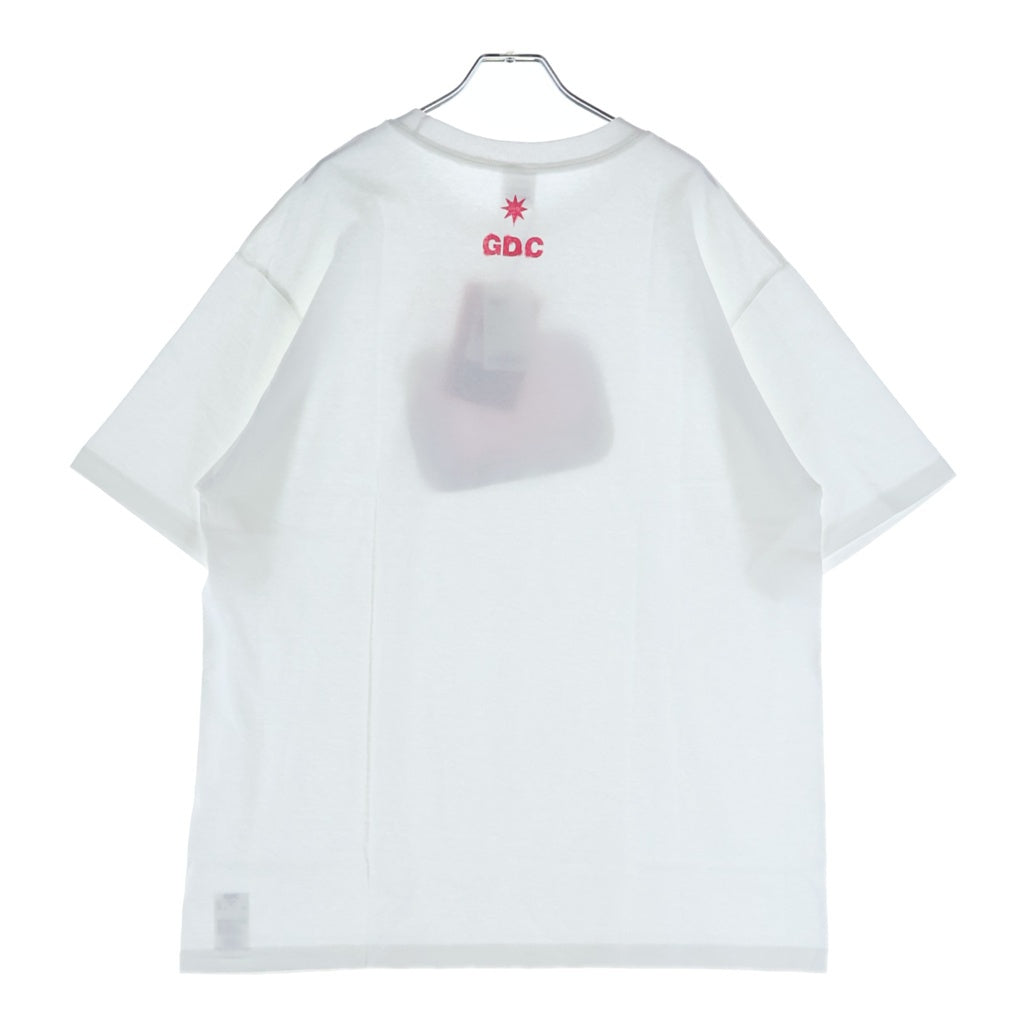 GDC(ジーディーシー) ×FIGHT CLUB ファイトクラブ 両面プリント 半袖Tシャツカットソー ホワイト GD0561