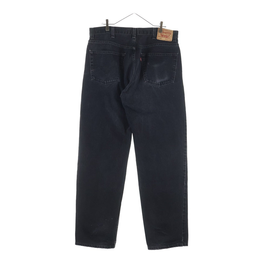 Levi's(リーバイス) 00S 550 RELAXED FIT DENIM PANTS メキシコ製 リラックスフィット ワイドテーパードデニムパンツ ブラック
