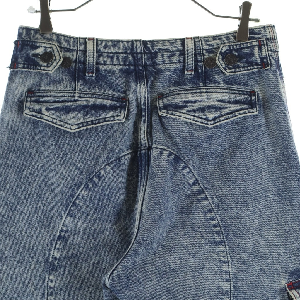 DIESEL(ディーゼル) D-SIRE-CARGO カーゴフレアデニムパンツ インディゴ A09197 レディース