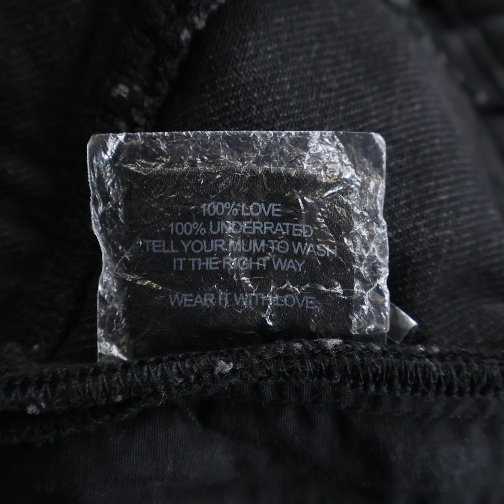 NO/FAITH STUDIOS(ノーフェイスストゥディオス) CARGO DENIM PANTS ジップデザイン カーゴデニムパンツ ブラック