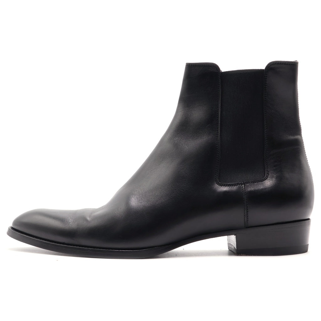 SAINT LAURENT PARIS(サンローランパリ) レザー サイドゴア チェルシー ブーツ ブラック 592438